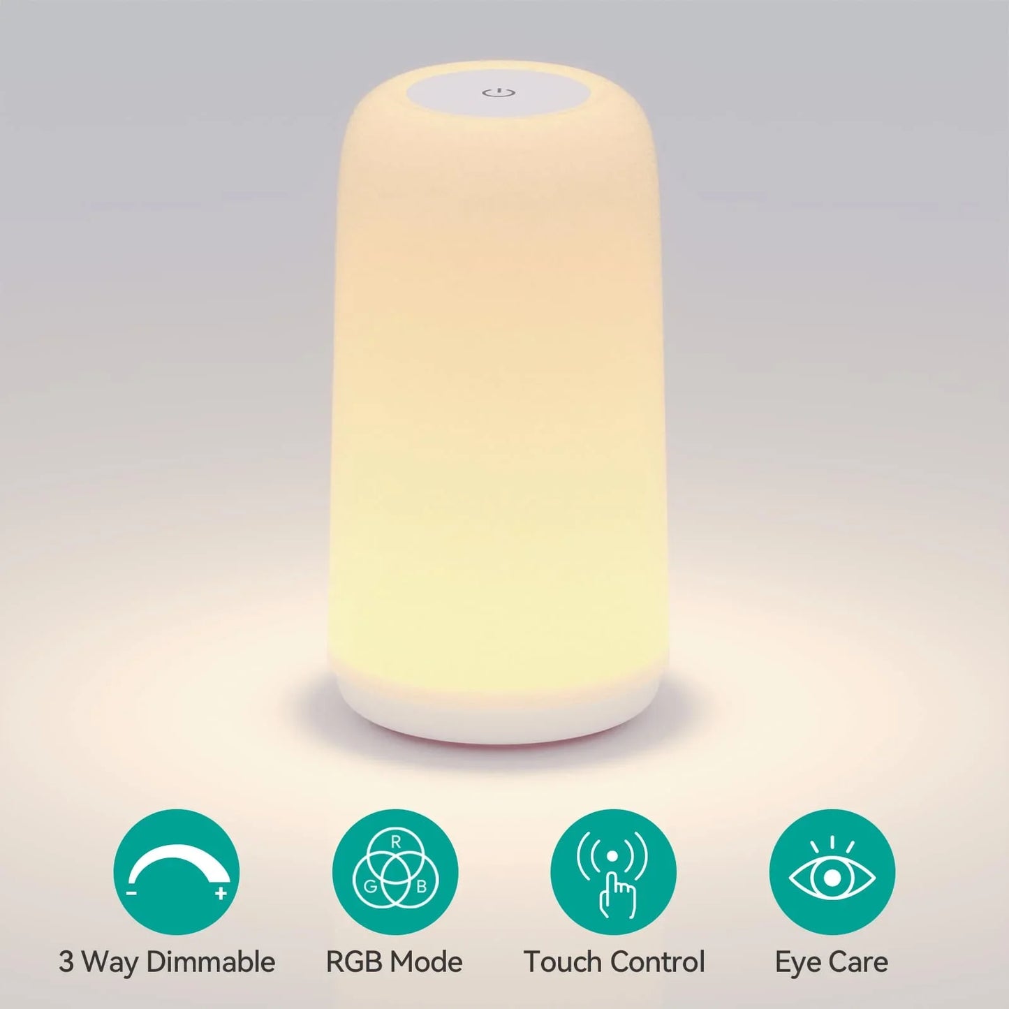 DAYBETTER Night Light, Dimmable Touch Lamp for Bedroom
