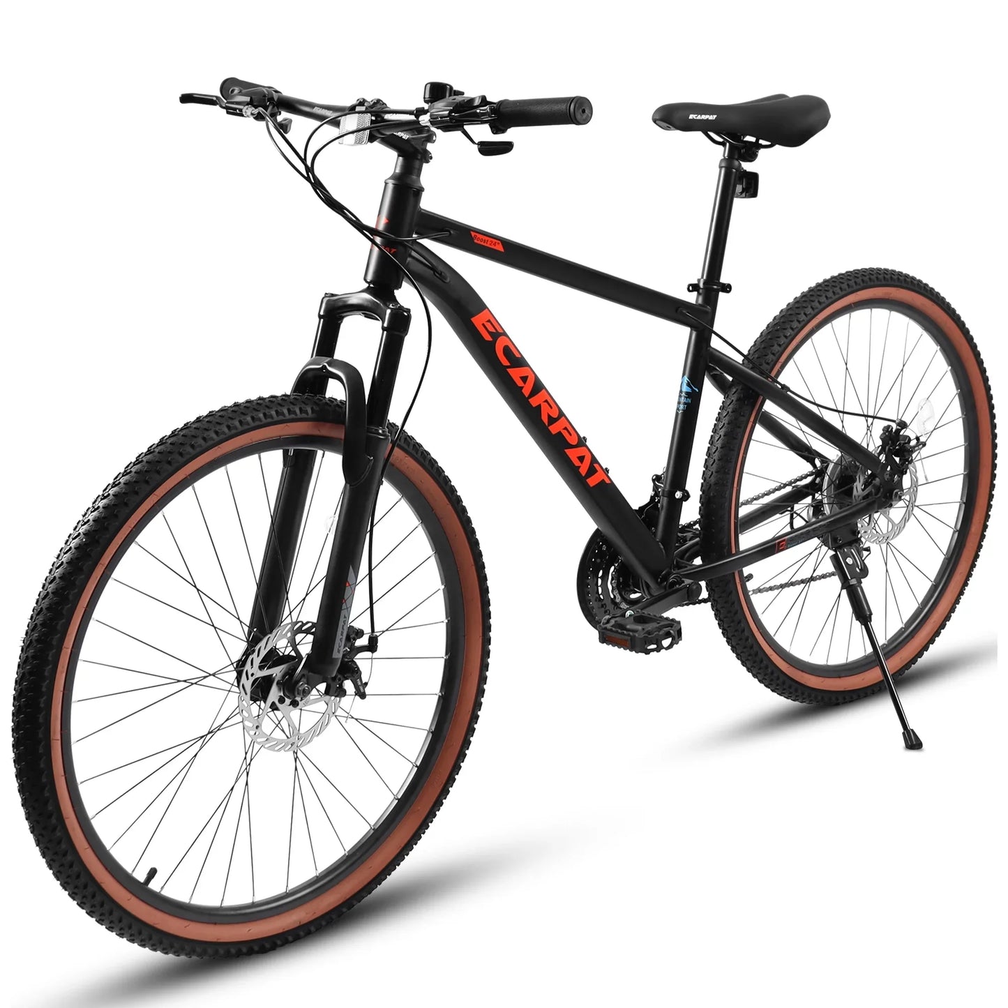 27.5 inch Mountain Bike for Men, Adult Mountain Bike with 21 Speeds, Black