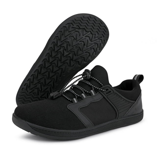 HAOSHIDUO Womens and Mens Minimalist Barefoot Sneakers Wide Toe Shoes Walking Shoes Zero Drop Sole