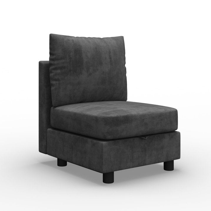 YOUDENOVA Modular Sectional Sleeper Sofa, 6 Seats Sleeper Couch with Storage, Modern Chenille Sofa Set with USB Charging Ports, Comfy Couches with Chaise for Living Room, Office, Dark Gray