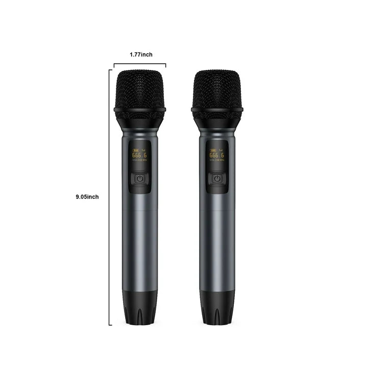 TOPVISION 4.1ch Surround Sound Bar for TV, Soundbar with Subwoofer, Karaoke Machine with 2 Mic, 4 Drivers, Bluetooth/USB/Optical/AUX/HDMI Connectivity, SP02