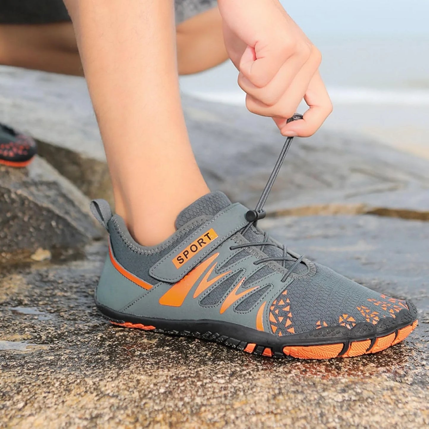 Water Shoes Men, Barefoot Shoes for Men Women Hiking Swimming Shoe Barefoot Shoes Healthy & Non-Slip Barefoot Shoes Unisex Women Athletic-Water-Shoes Large Size Water Walking Shoes