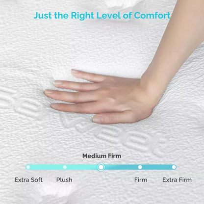Serweet 10 inch 5-Zone Hybrid Mattress Queen