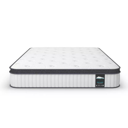 Serweet 12 inch Breathable Hybrid Mattress - Compatible with Platform Bed, Box Spring, or Slat Base
