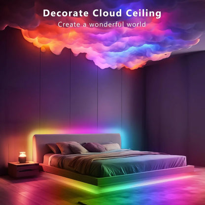 DAYBETTER 16.4ft LED Strip Lights for Bedroom,Smart RGBIC Home Decor,Segmented Color Changing on App