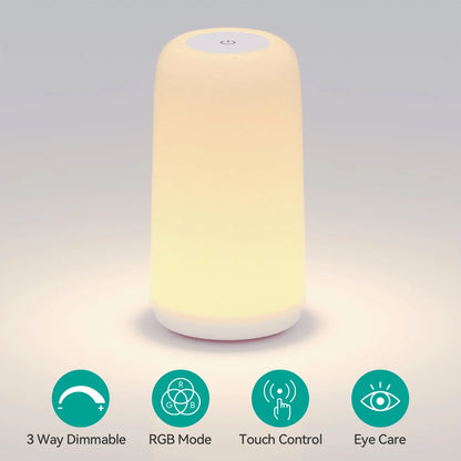 DAYBETTER Night Light, Dimmable Touch Lamp for Bedroom