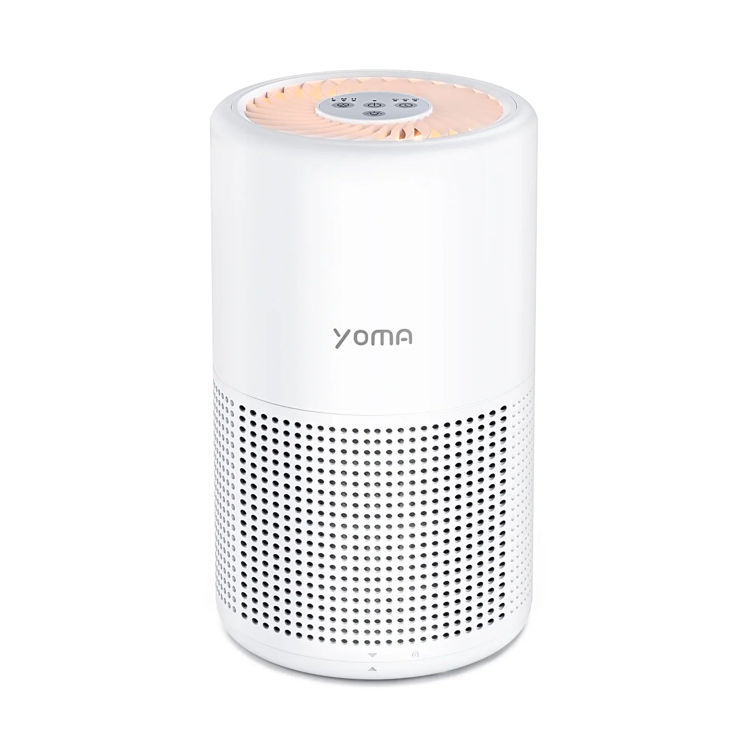 YOMA Air Purifiers for Bedroom True HEPA Air Filter, Quiet Air Cleaner With Night Light,Portable Small Air Purifier for Home, Office, Living Room